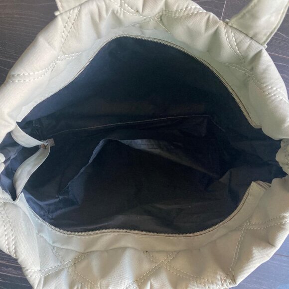 Mint Green Quilted Shoulder Bag - Picture 2 of 2